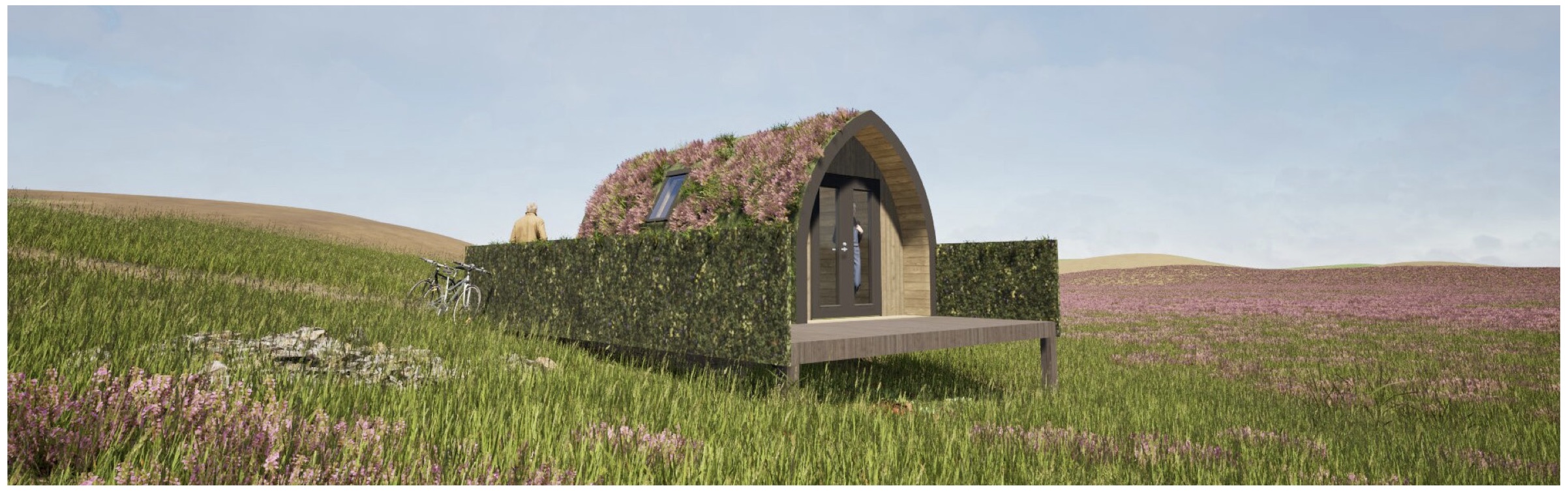 View from the Pods by Sinclair Watt Architects